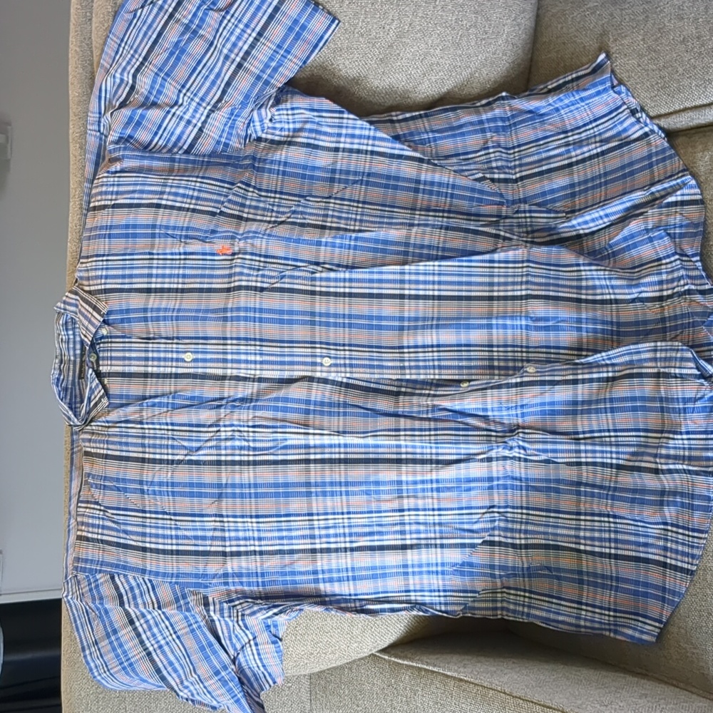 Ralph Lauren Short Sleeve Button Down Dress Shirt